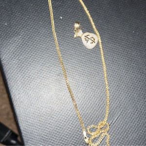 Franco Chain n Money Bag Pendant